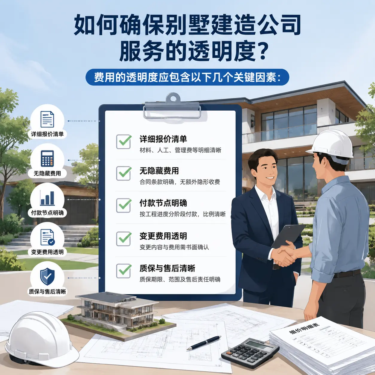在 瓮安 如何确保别墅建造公司服务的透明度？