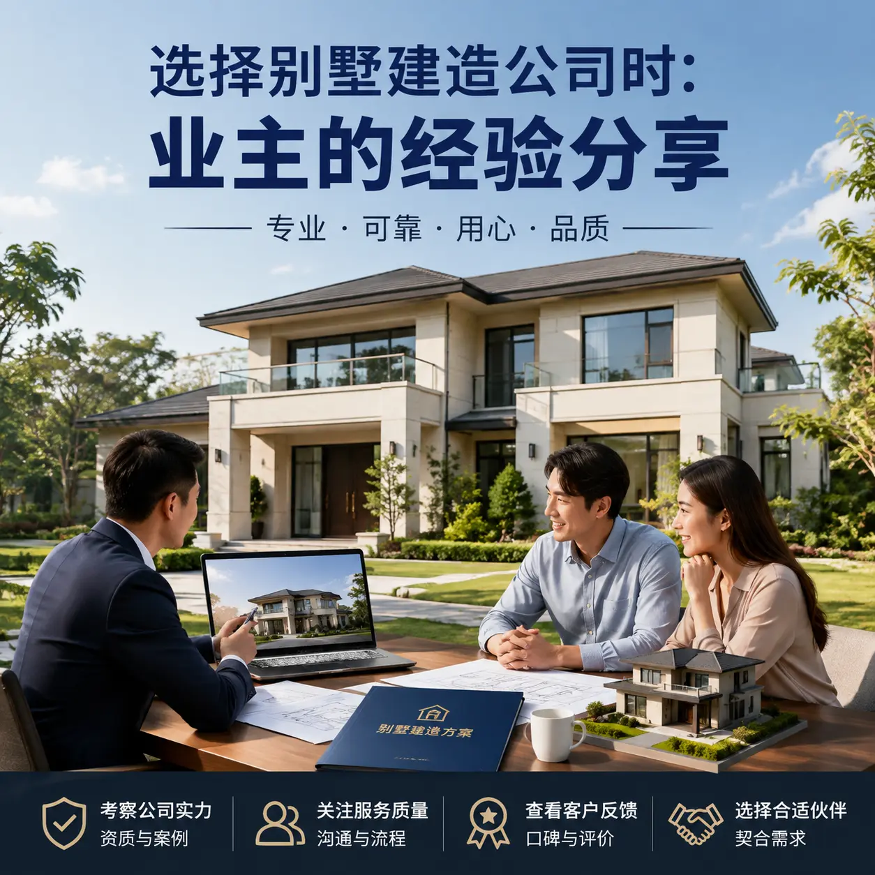 选择别墅建造公司时： 瓮安 业主的经验分享
