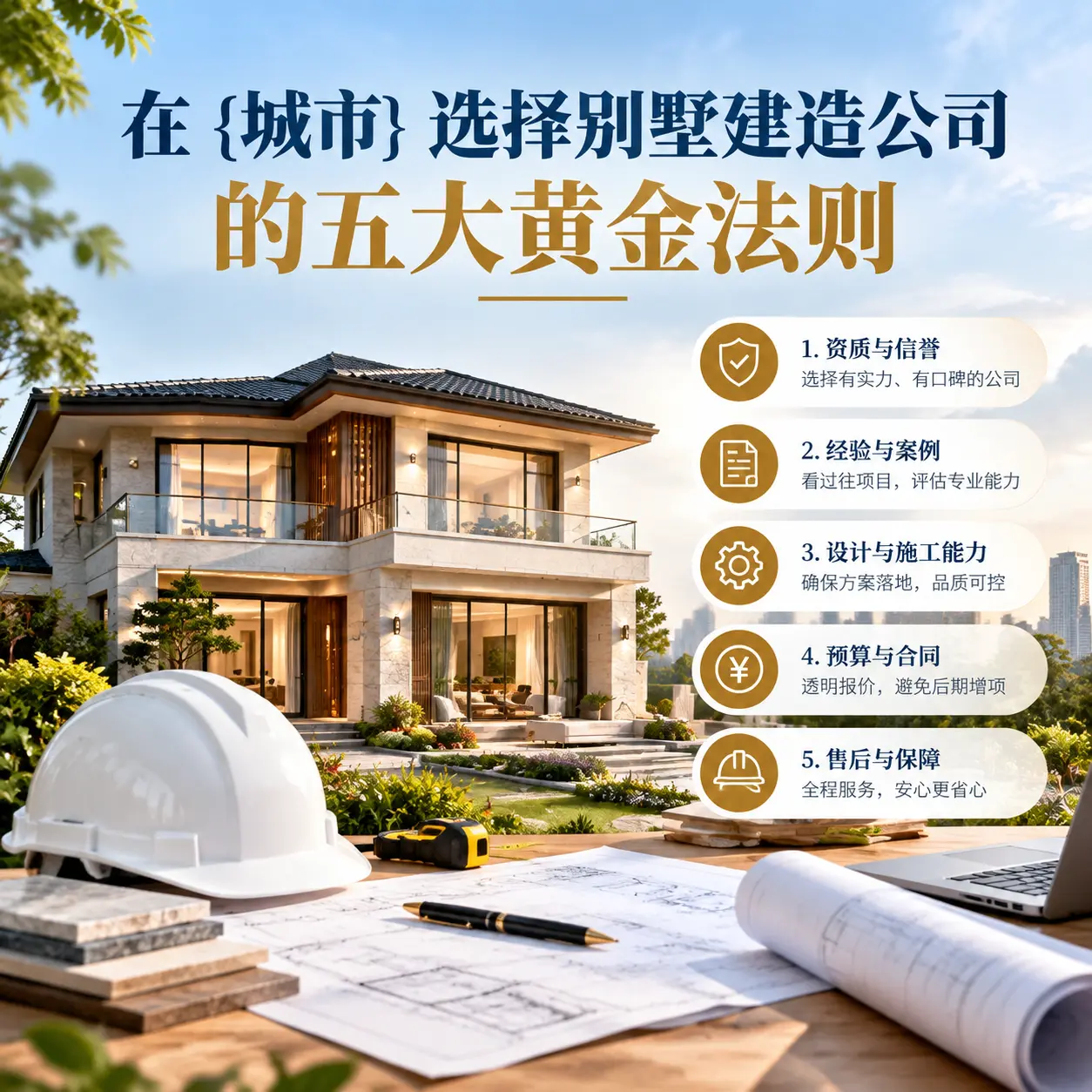 在 瓮安 选择别墅建造公司的五大黄金法则