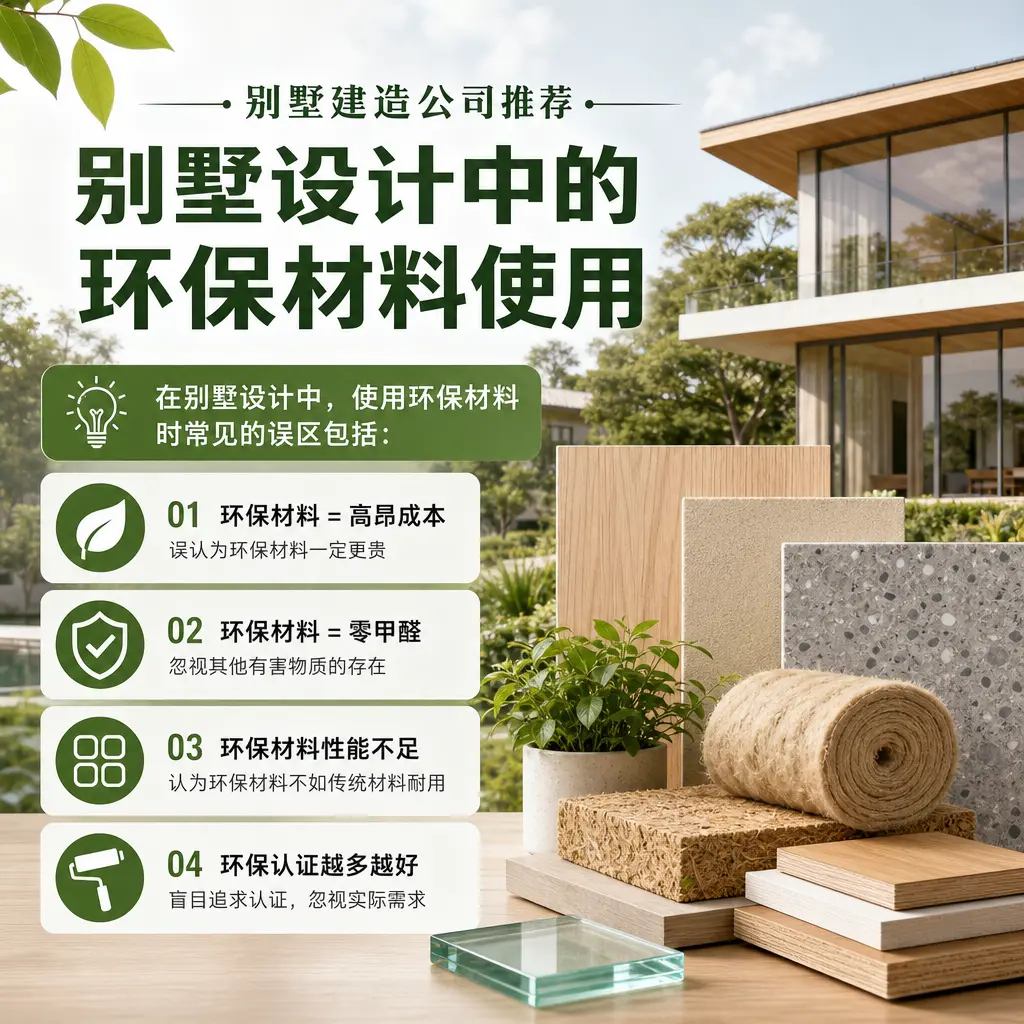 别墅建造公司推荐: 瓮安 别墅设计中的环保材料使用
